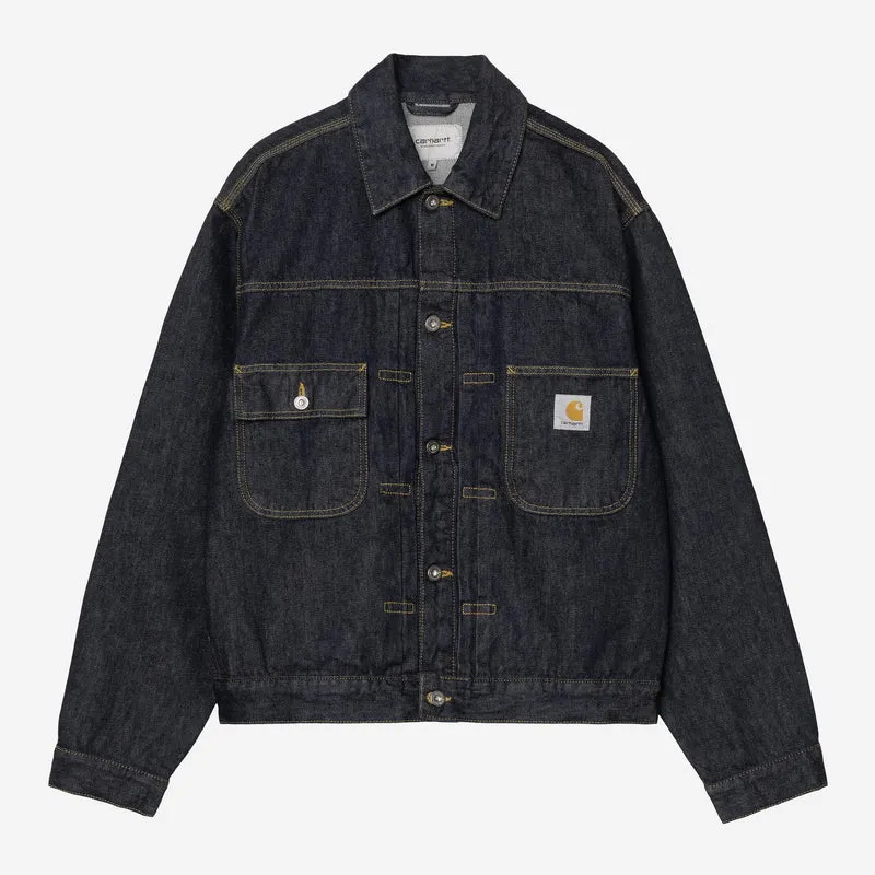 Carhartt WIP Heren Belmar Jas | Blauw gewassen