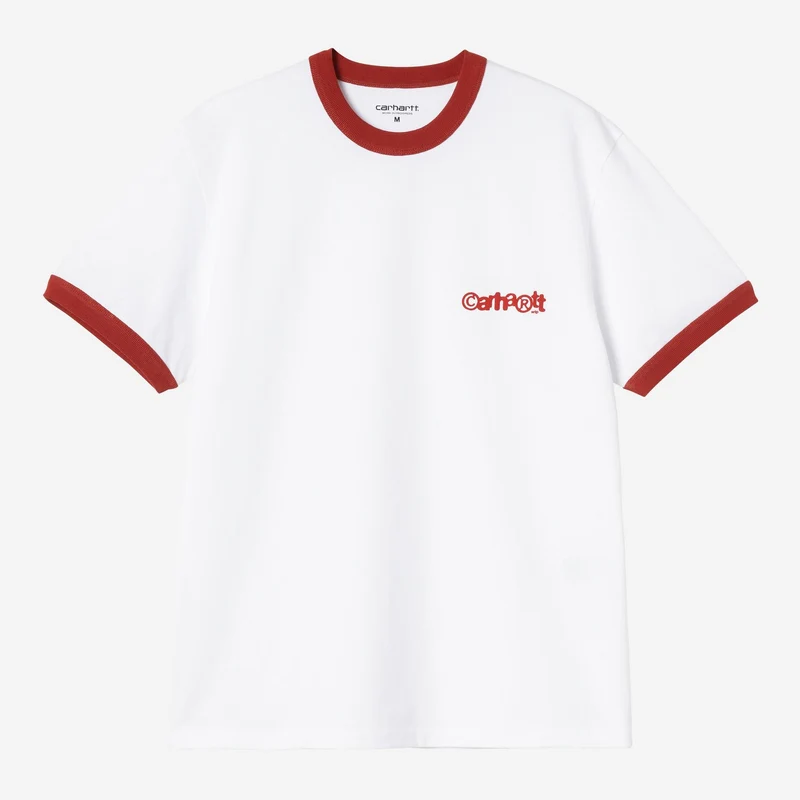 Carhartt WIP Heren IP Ringer T-shirt | Wit
