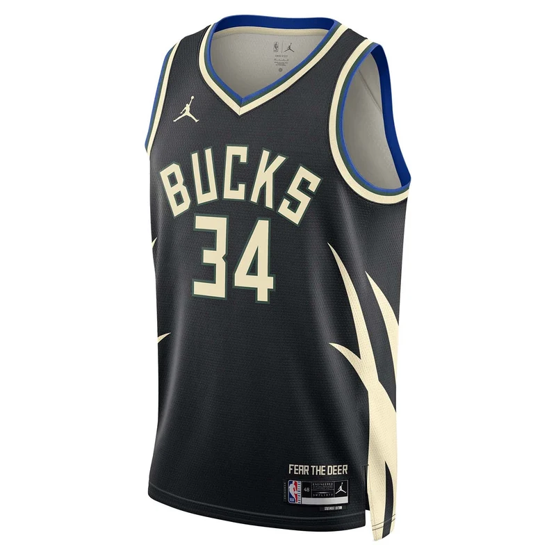 Giannis Antetokounmpo Milwaukee Bucks Statement Edition Jordan Swingman Dri-FIT NBA-jersey