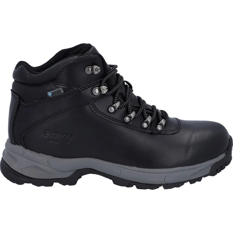Hi-Tec Eurotrek Lite waterdichte lederen wandelschoenen voor heren - zwart