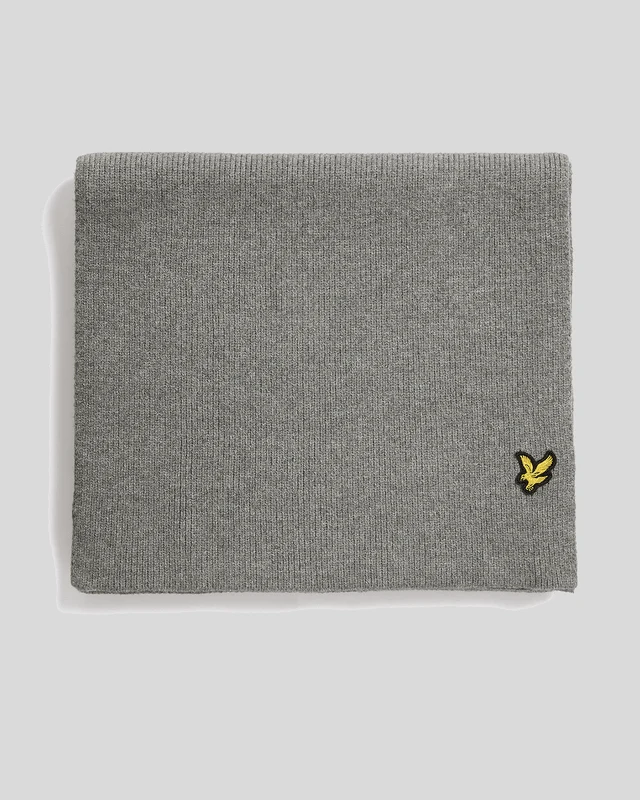 Lyle & Scott Dagelijkse sjaal | Middengrijs gemêleerd