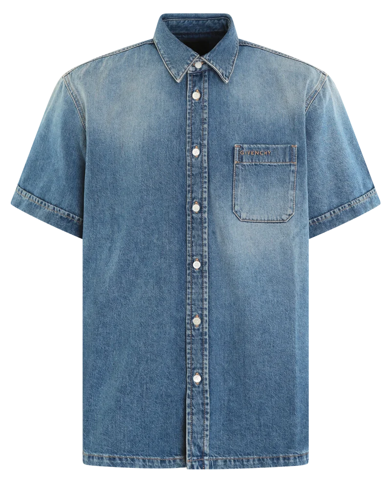 Givenchy Heren Shirt Blauw