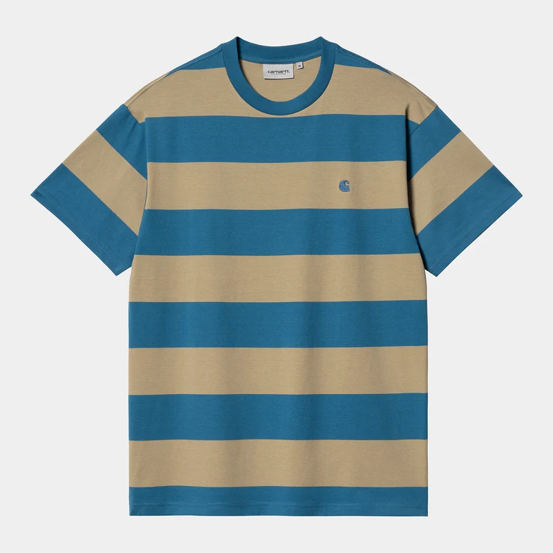 Carhartt WIP Heren Dampier T-shirt met korte mouwen - Amalfi