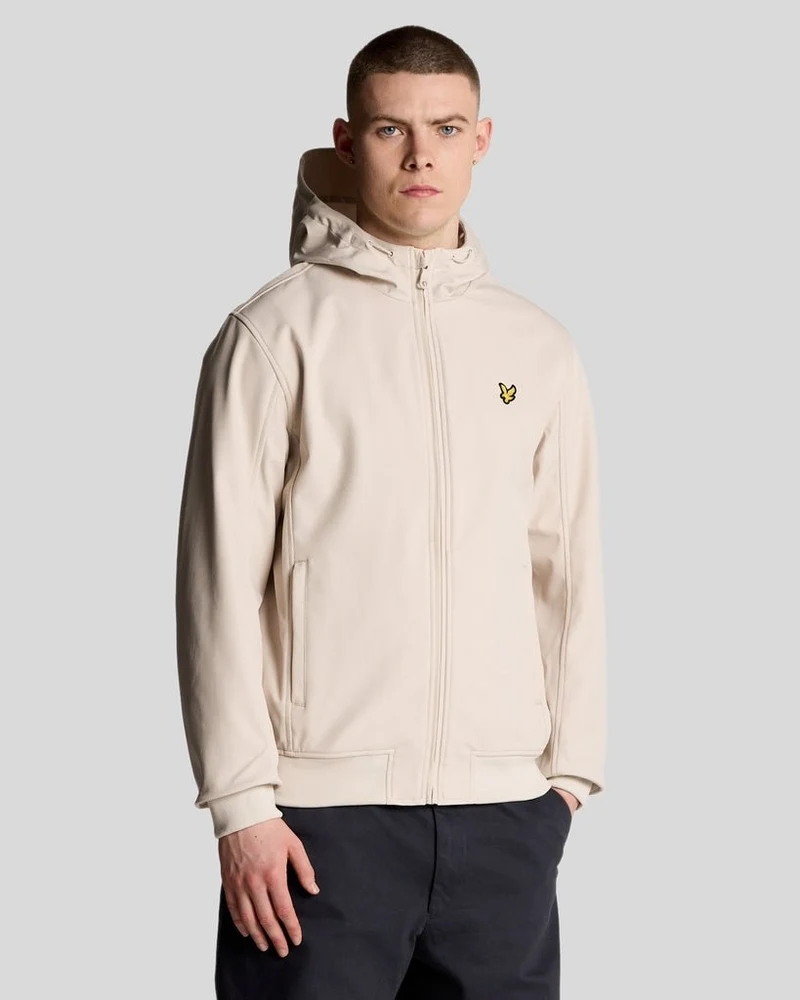 Lyle & Scott Heren softshelljack met meshvoering | Cove