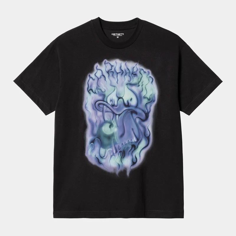 Carhartt WIP Babybrush Duck biologisch T-shirt met korte mouwen voor heren - zwart
