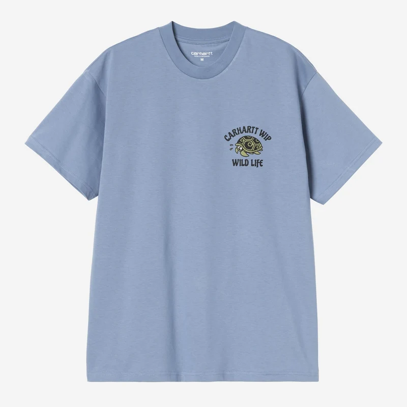 Carhartt WIP Heren T-shirt met dierenprint | Zachtblauw