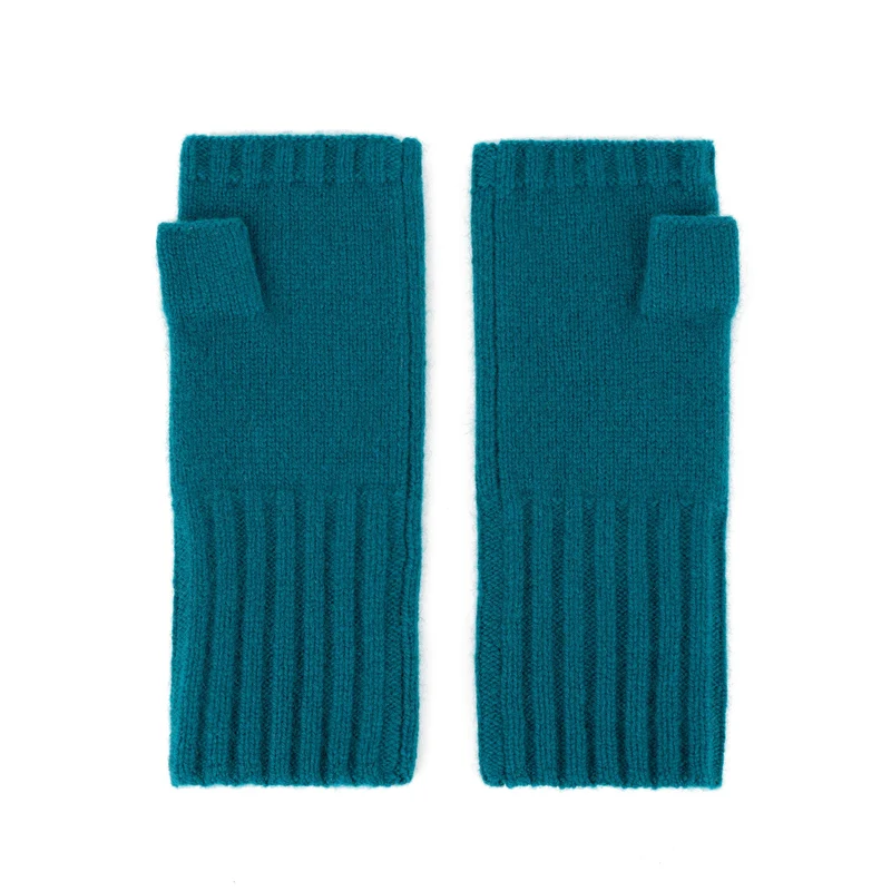 ROKA Metropolitan kasjmier handschoenen | turquoise