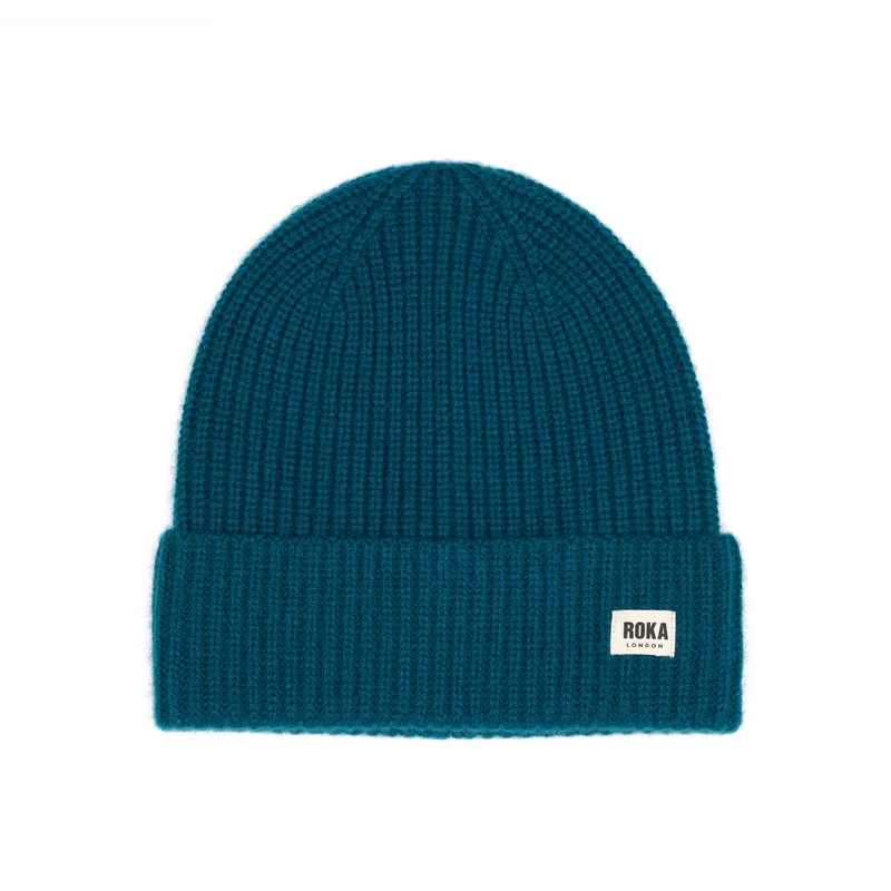 ROKA Shard kasjmier muts | turquoise