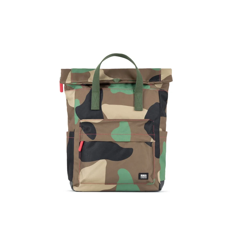 ROKA Canfield B Vintage Camo Medium Tas van gerecycled canvas