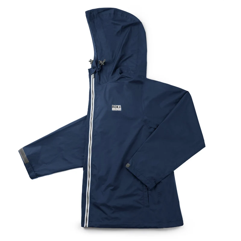 ROKA Holborn Regenjas | Diepblauw