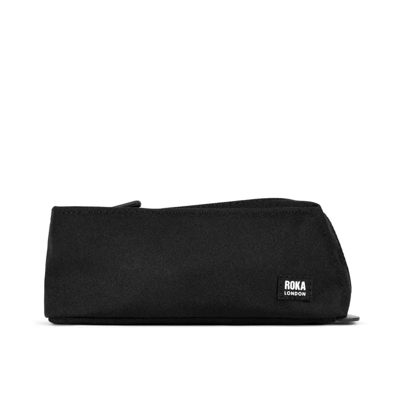 ROKA Pimlico All Black Kleine Gerecyclede Canvas Tas