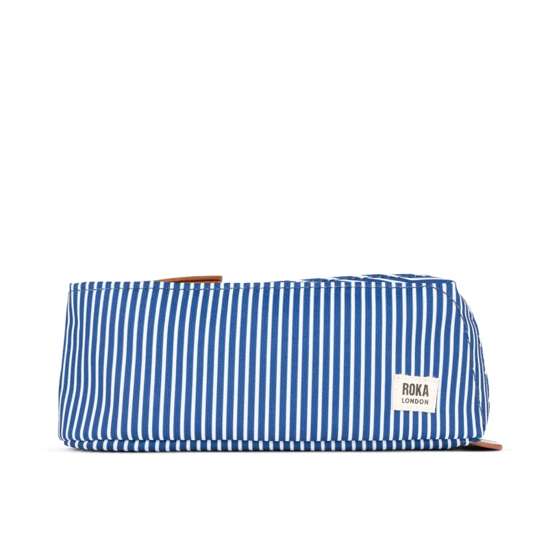 ROKA Pimlico Hickory Print Kleine Gerecyclede Canvas Tas