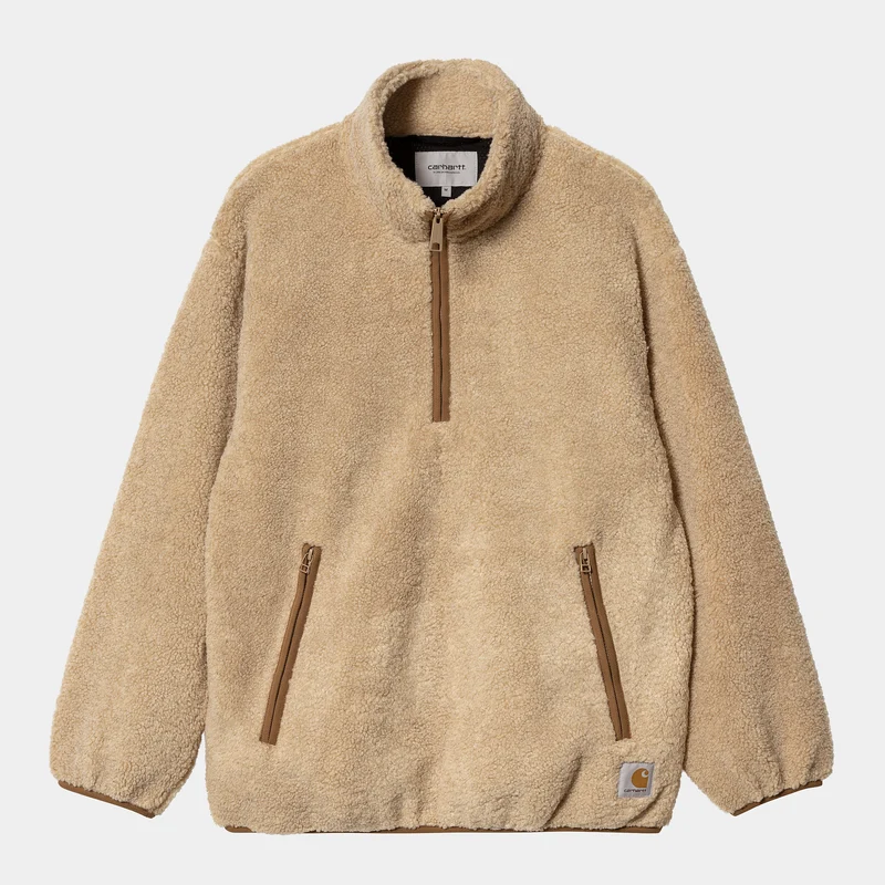 Carhartt WIP Heren Dorper Pullover Liner Top - Dusty Hamilton Brown
