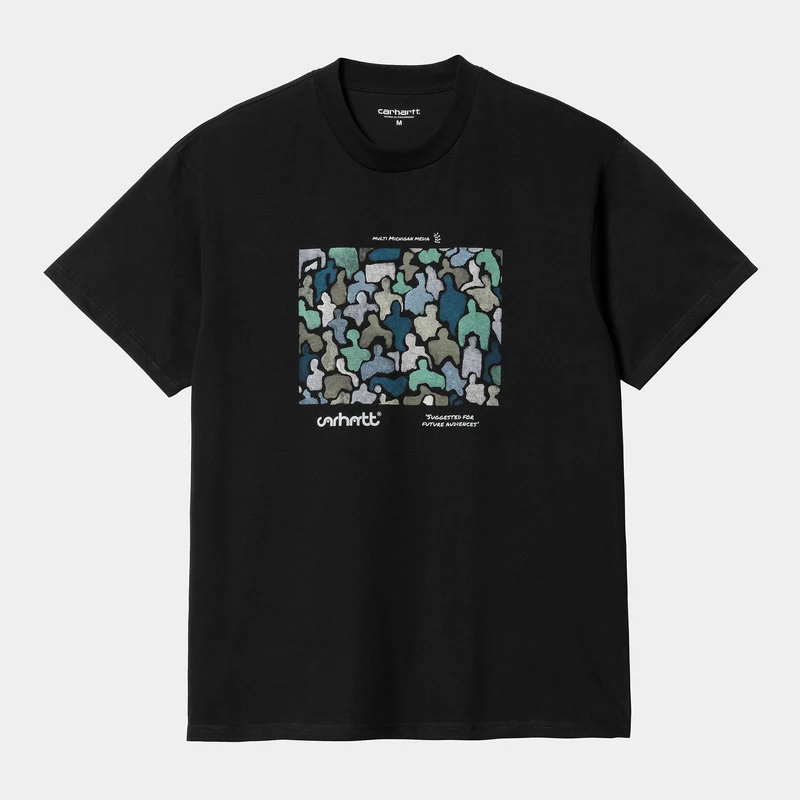 Carhartt WIP Heren Unity T-shirt met korte mouwen - zwart