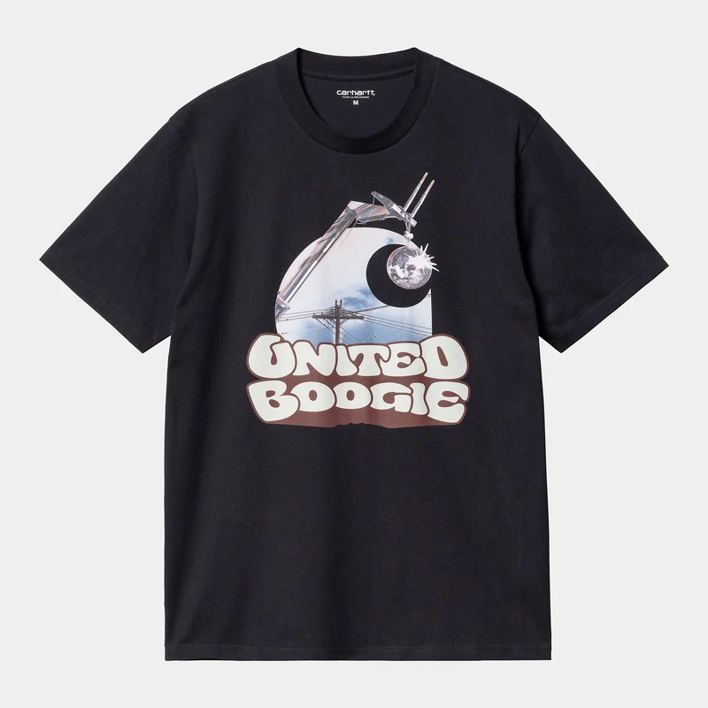 Carhartt WIP United heren T-shirt met korte mouwen - zwart