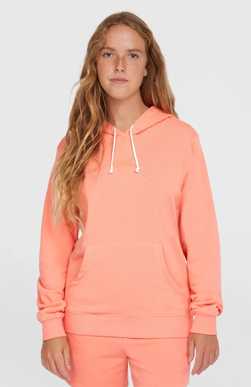 Essentials O'Neill Script hoodie | Coral Pink