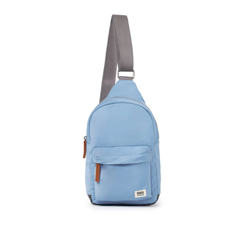 ROKA Willesden Grote tas van gerecycled nylon | Retroblauw