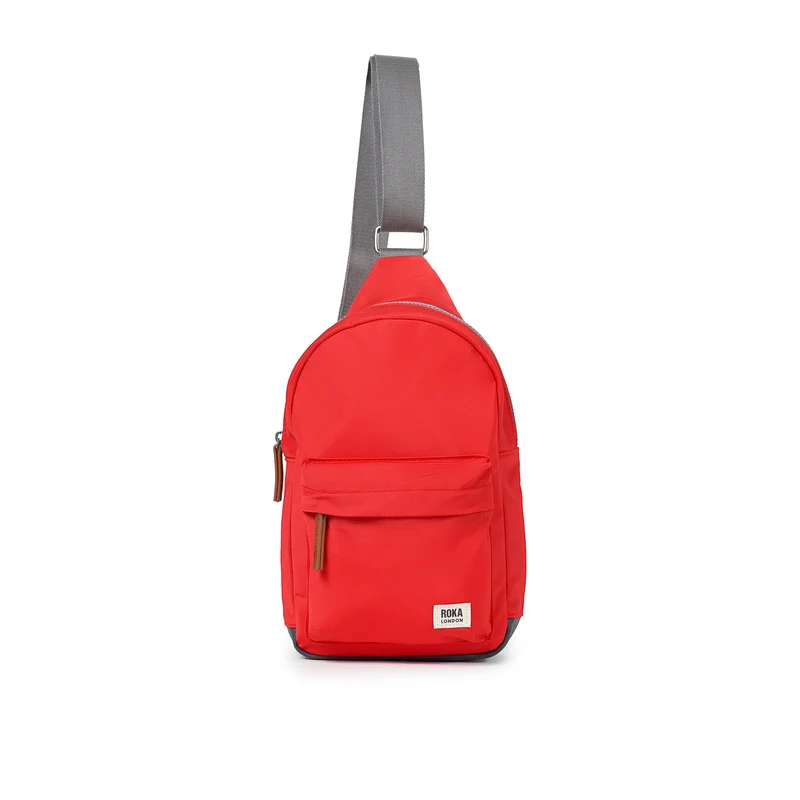 ROKA Willesden Grote tas van gerecycled nylon | Chili-olie
