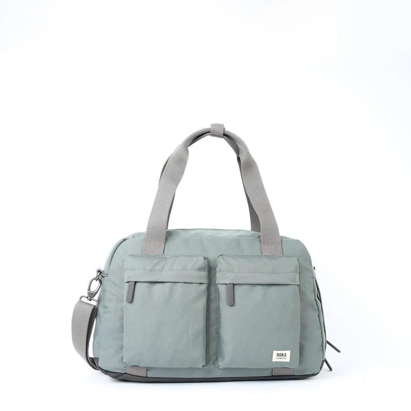 ROKA Gatwick Kleine Gerecyclede Canvas Tas | Tin