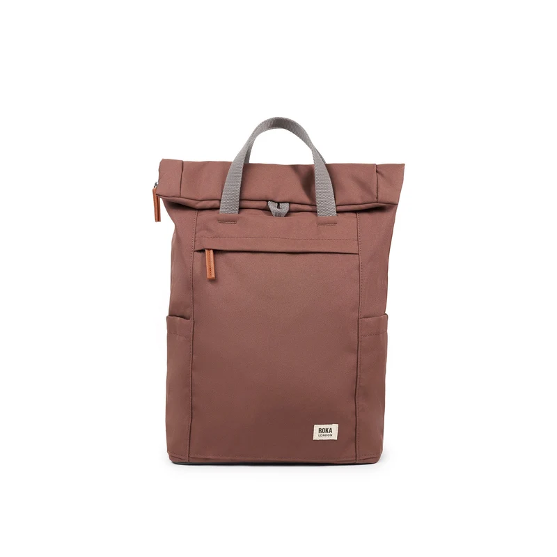 ROKA Finchley Een Coco Medium tas van gerecycled canvas