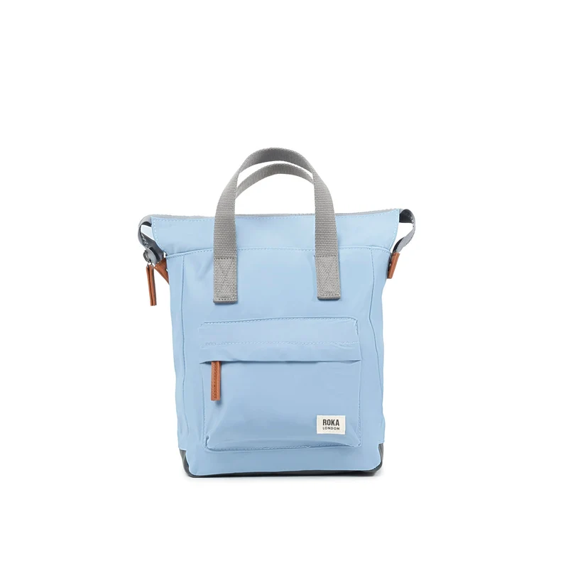 ROKA Bantry B Retro Blauwe Kleine Tas van Gerecycled Nylon