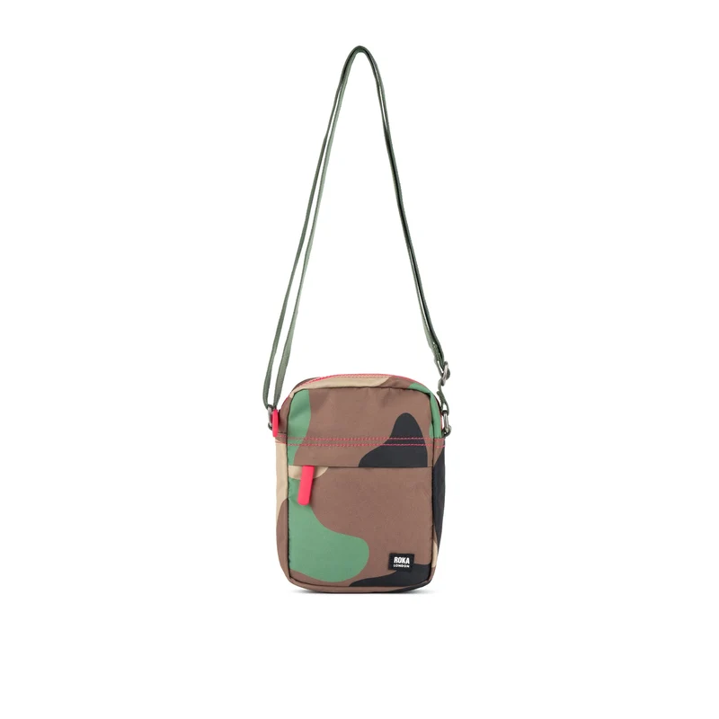 ROKA Bond Vintage camouflage tas van gerecycled canvas