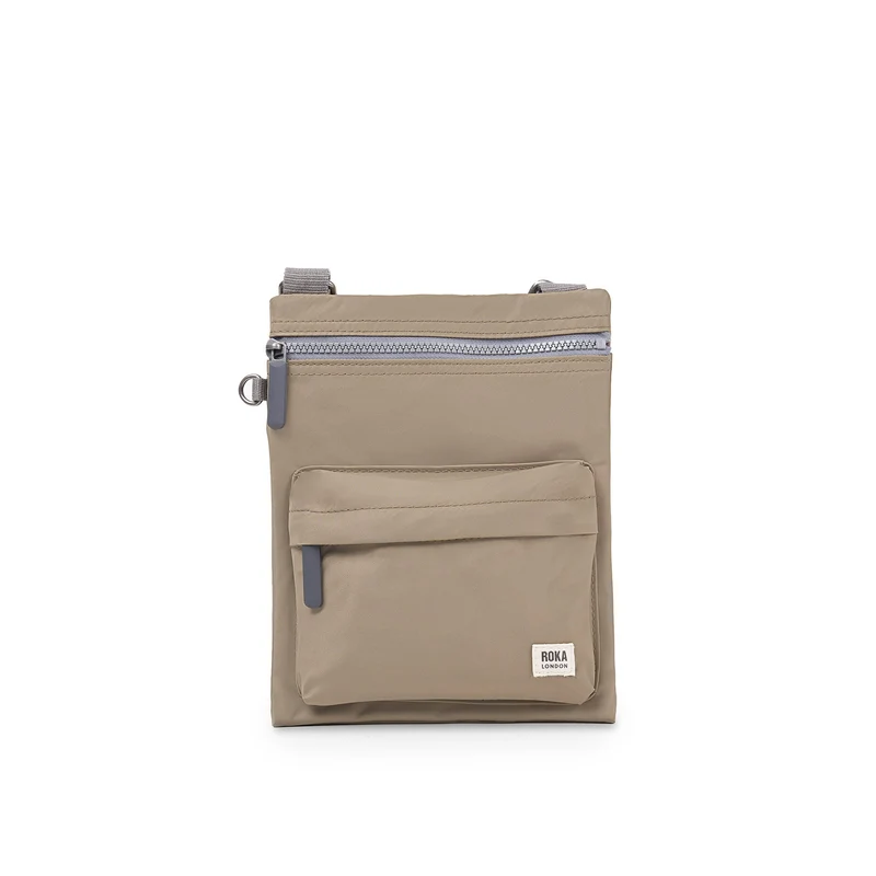 ROKA Chelsea B Taupe gerecyclede nylon tas