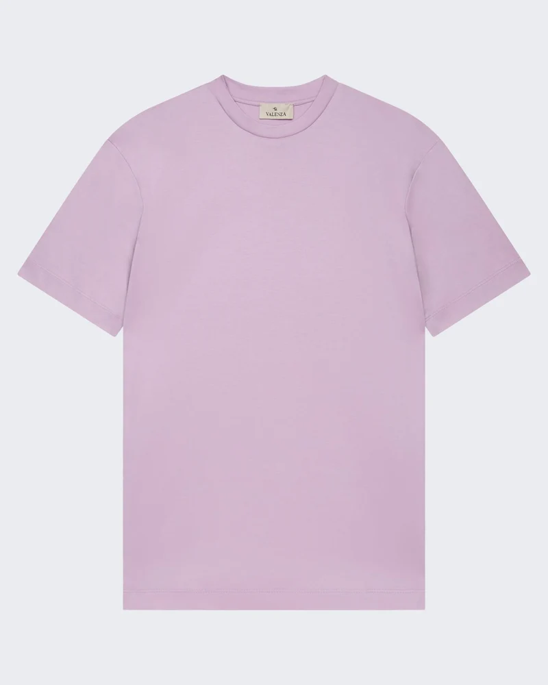 Heren Interlock Supima T-Shirt Paars