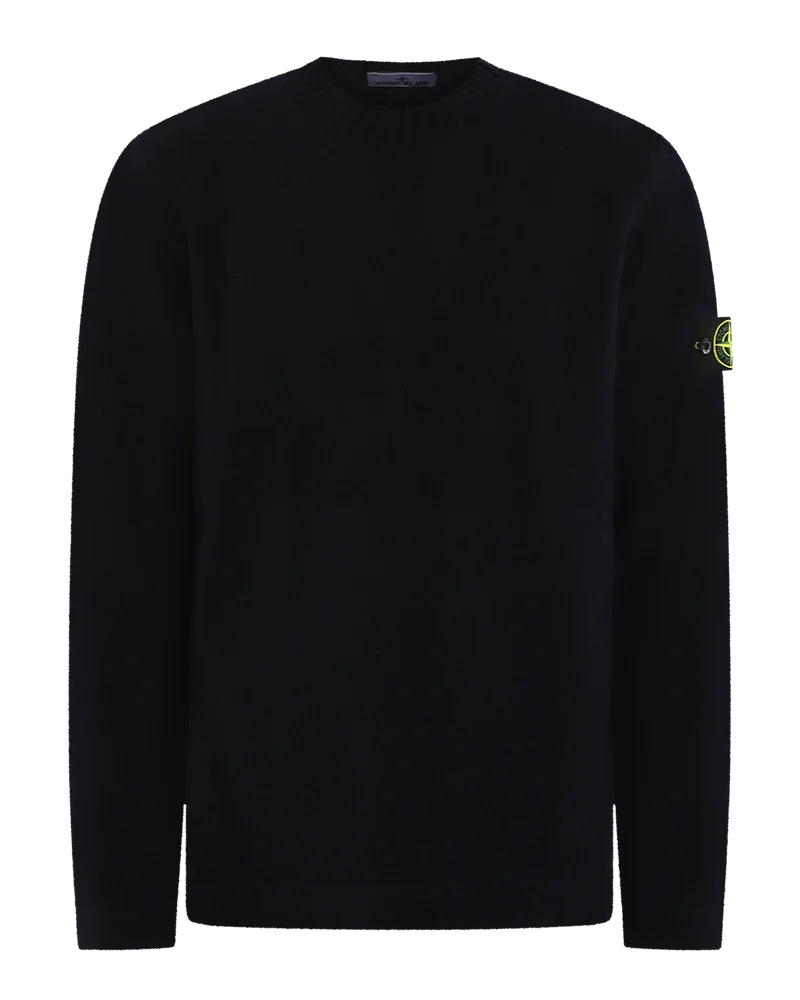 Stone Island Heren Logo patch Sweater Blauw