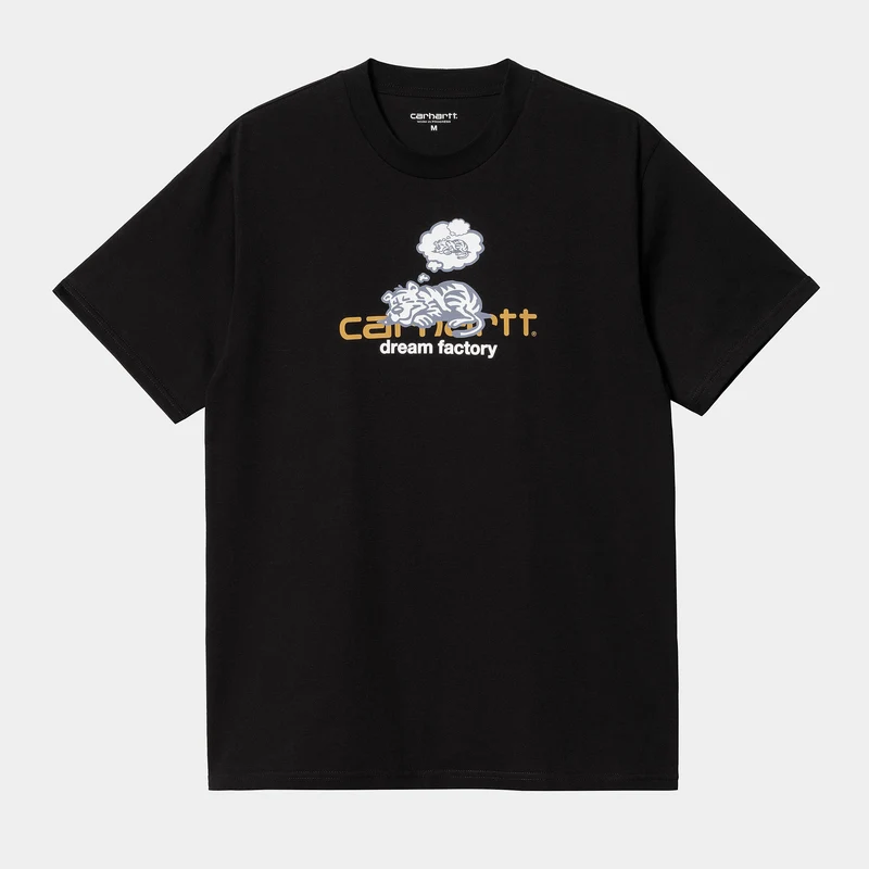 Carhartt WIP Dream Factory T-shirt van biologisch katoen voor heren - Zwart