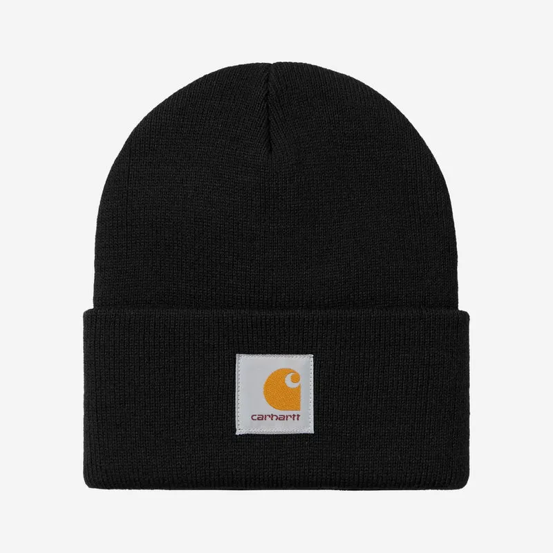 Carhartt WIP Unisex korte horlogehoed | Zwart