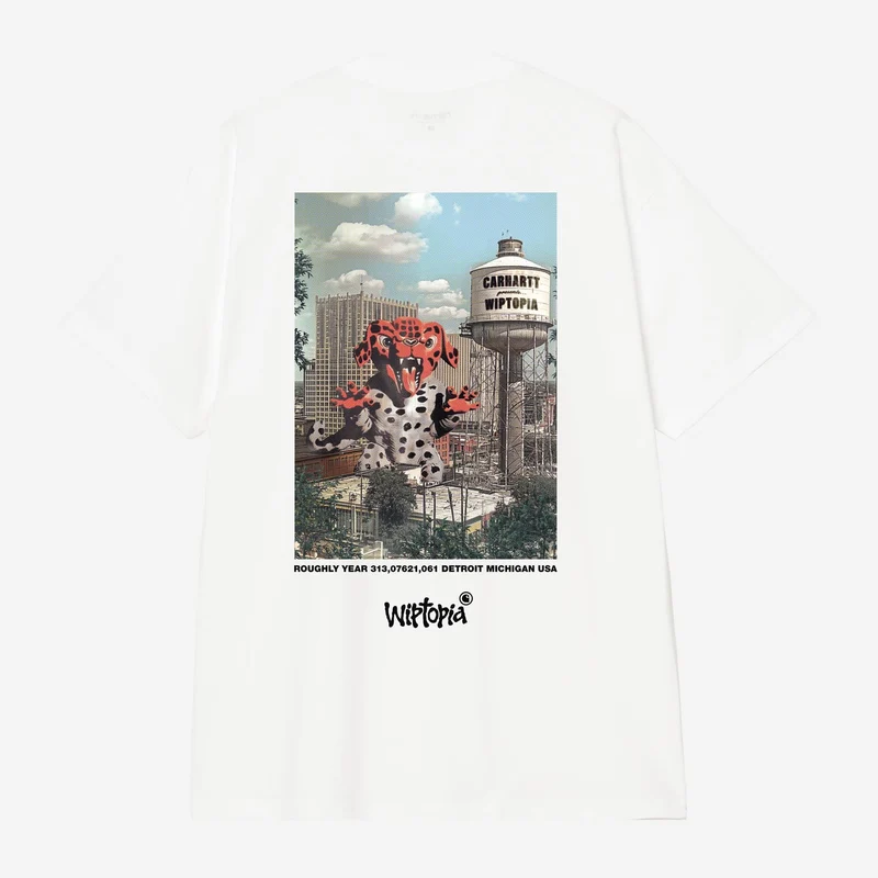 Carhartt WIP Heren Wiptopia T-shirt | Wit
