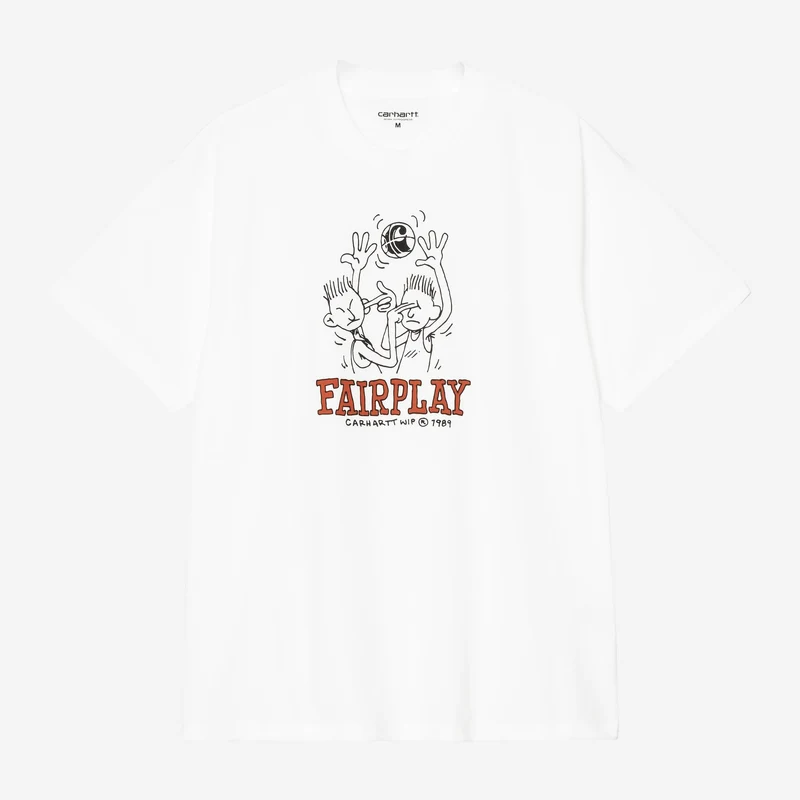 Carhartt WIP Fairplay T-shirt voor heren | Wit
