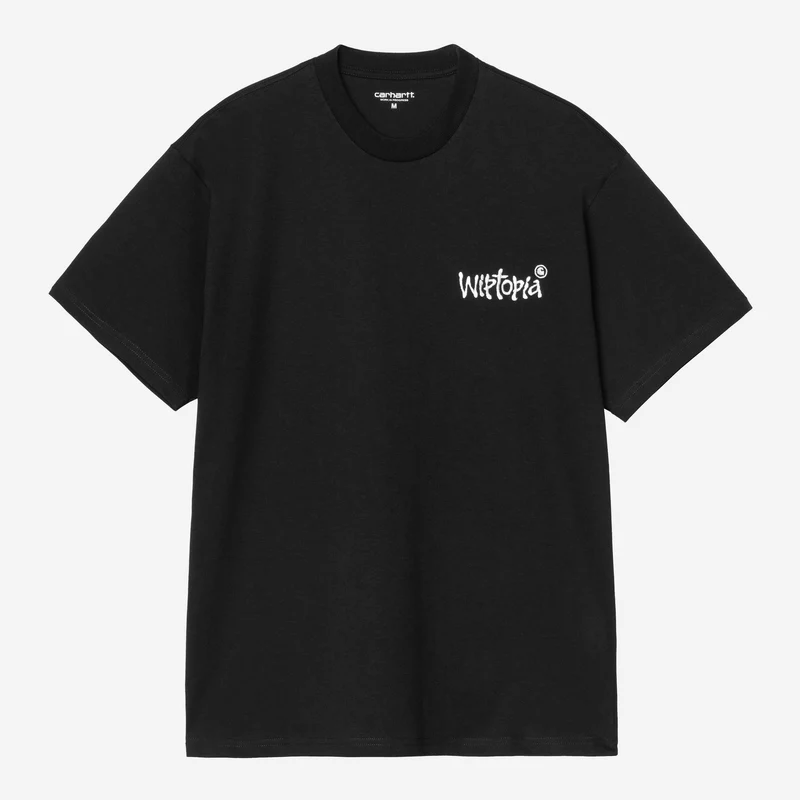 Carhartt WIP Heren Wiptopia Script T-shirt | Zwart
