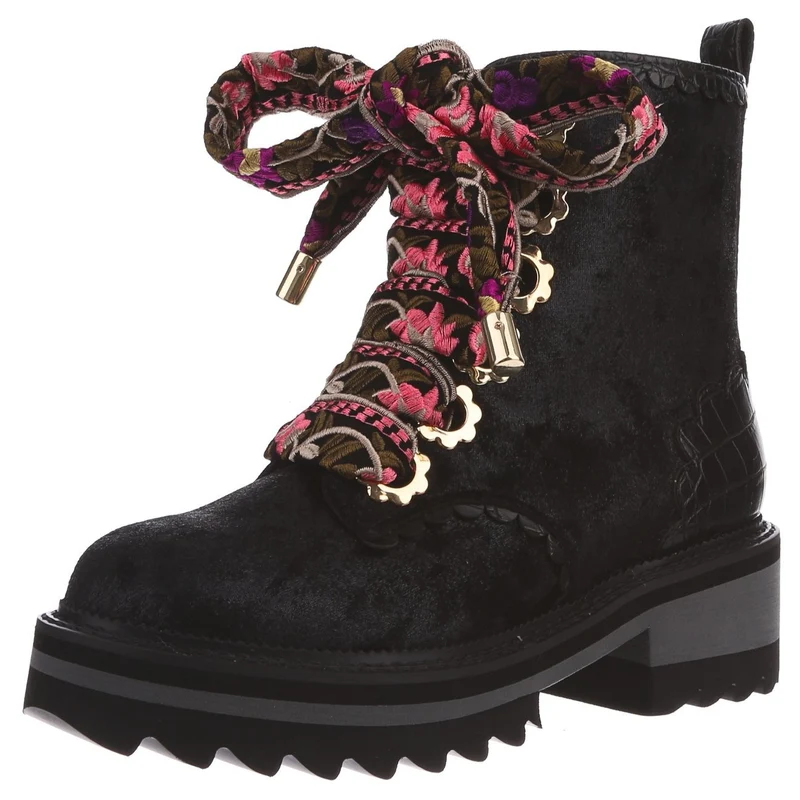 Irregular Choice Dames ochtendwandeling laars - zwart