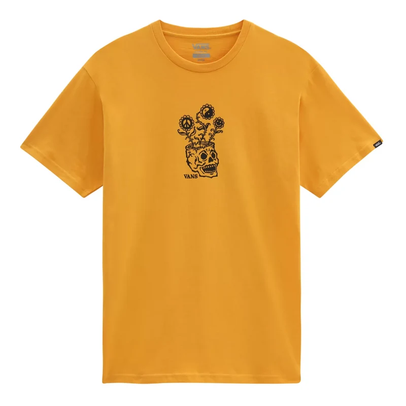 VANS Unisex kiem T-shirt - goudkleurig