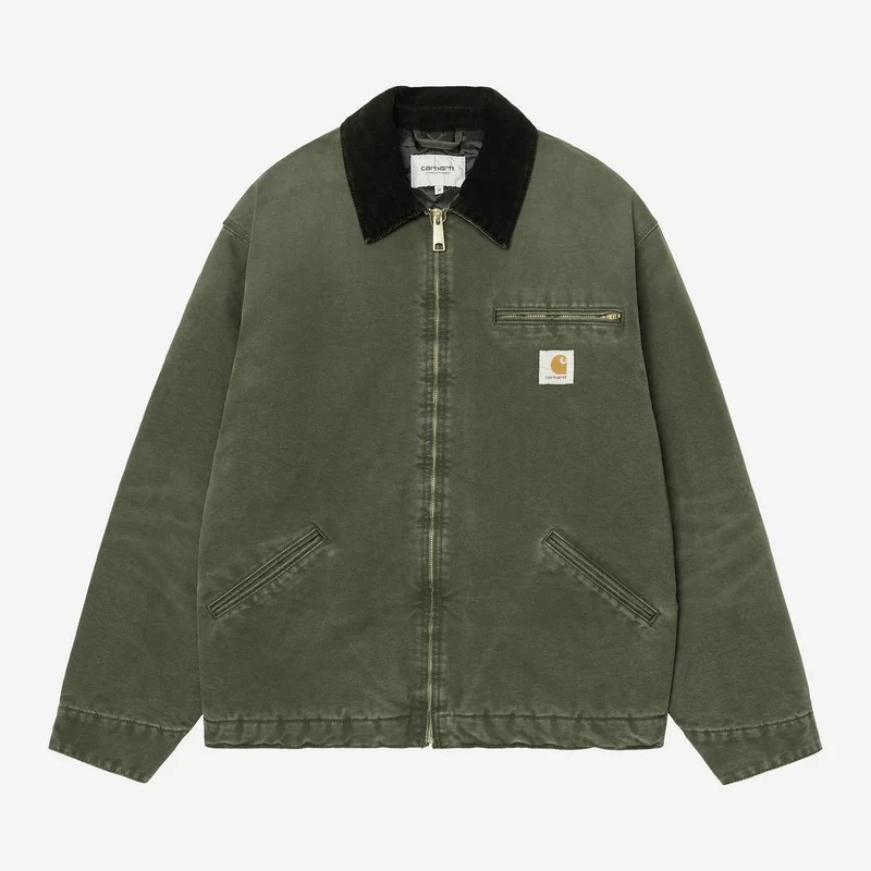 Carhartt WIP HEREN OG Detroit Jas | Olijfgroen / Zwart canvas