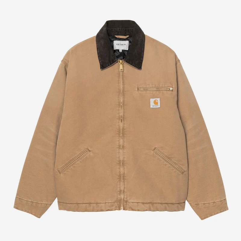Carhartt WIP HEREN OG Detroit Jas | Hamilton Brown / Tobacco Stone Canvas