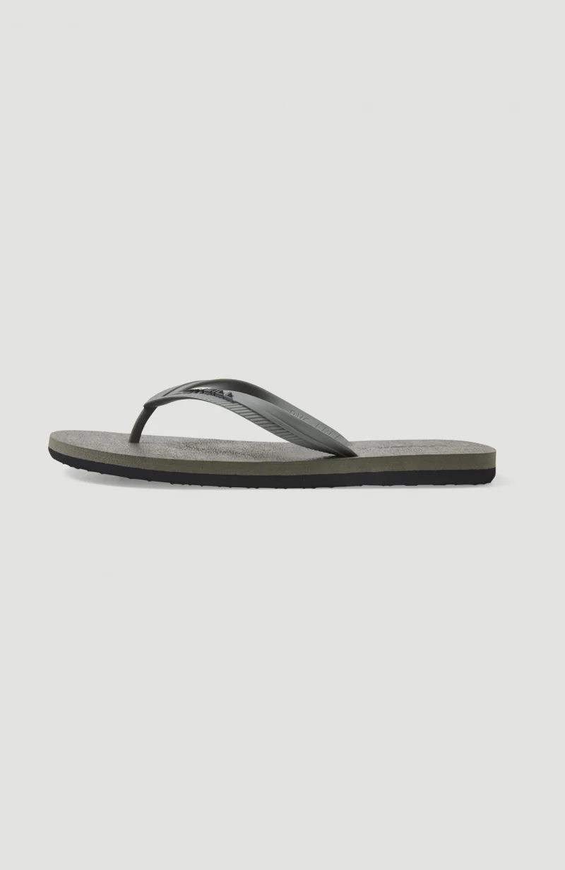 Slippers Profile Small Logo | Military Green