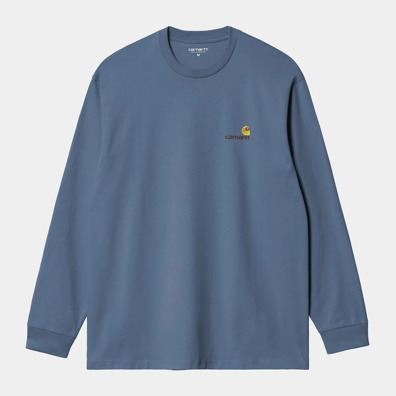 Carhartt WIP HEREN American Script T-shirt met lange mouwen | Sorrent