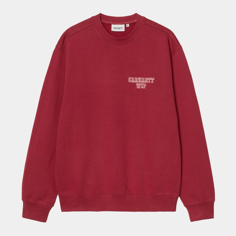 Carhartt WIP Heren Alumni Sweatshirt | Scharlakenrood
