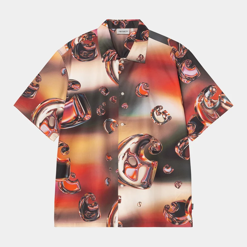 Carhartt WIP Heren Solar Chrome Shirt | Chroom