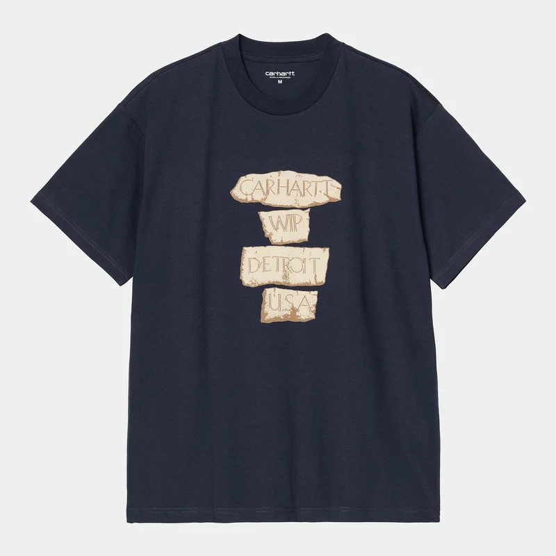 Carhartt WIP Heren Masterpiece T-shirt | Luchtmachtblauw