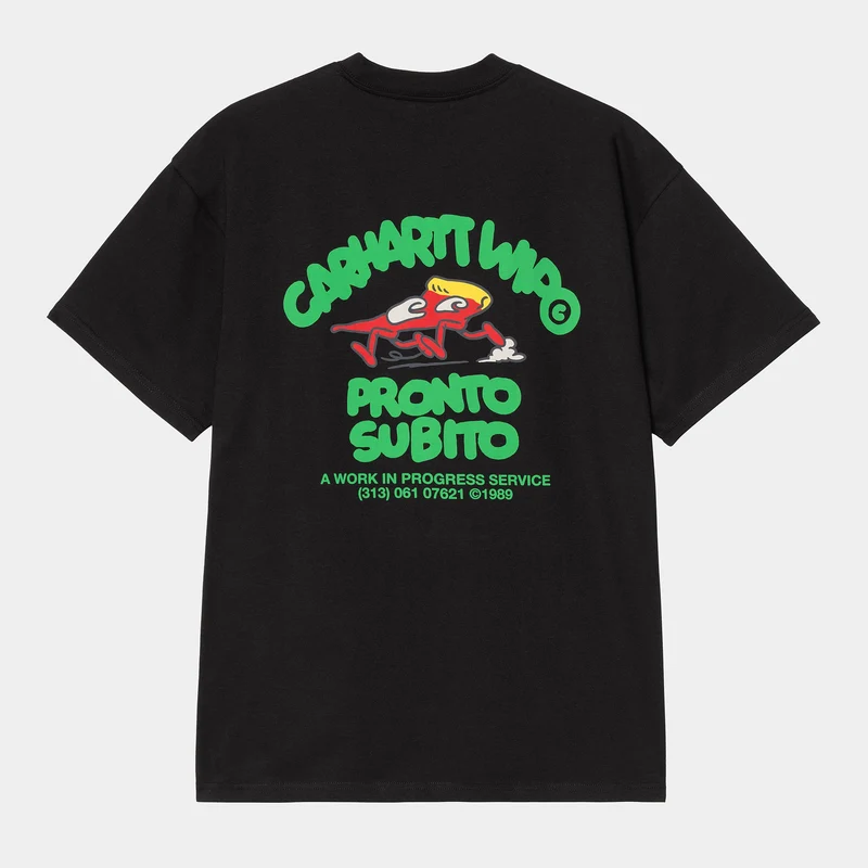 Carhartt WIP Heren Pronto T-shirt | Zwart