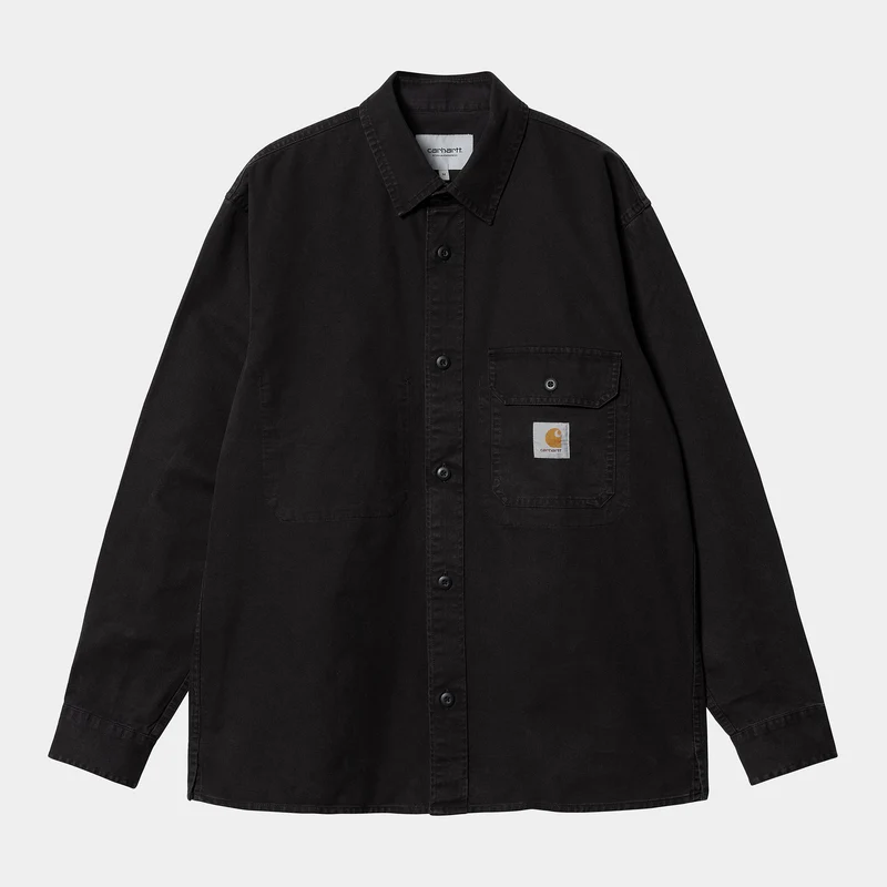 Carhartt WIP Heren Reno Shirtjack | Zwart