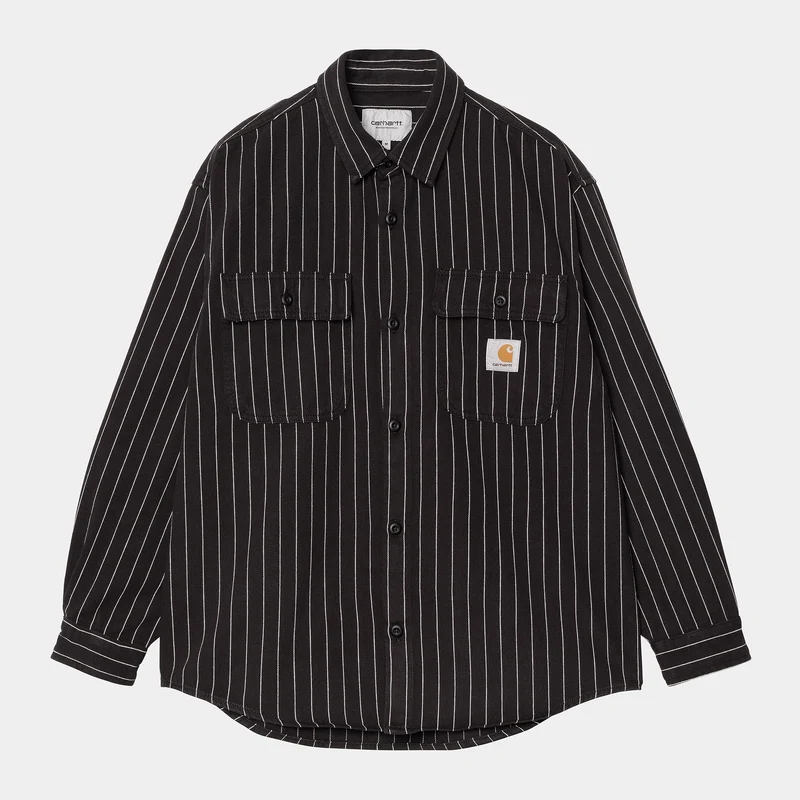 Carhartt WIP Heren Hendry Shirtjack | Zwart