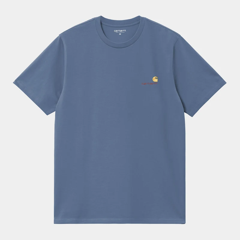 Carhartt WIP Heren T-shirt met korte mouwen American Script T-shirt | Sorrent