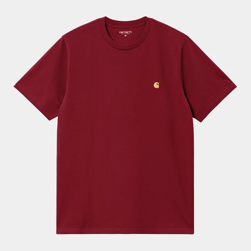 Carhartt WIP Heren Chase T-shirt met korte mouwen | Scharlakenrood