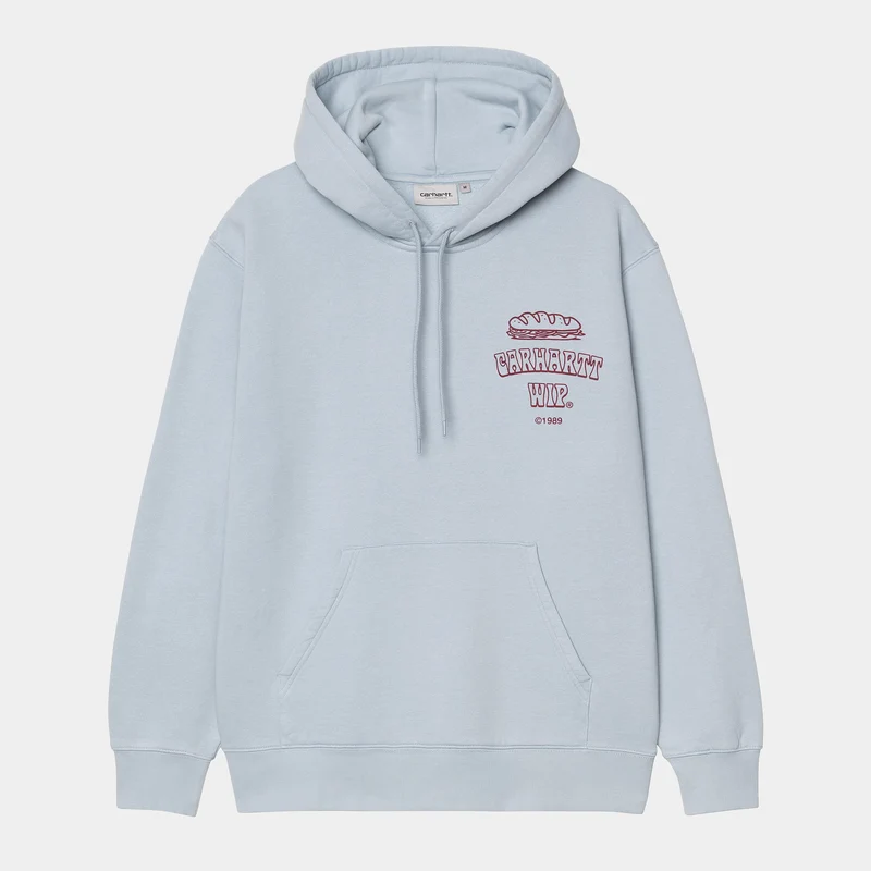 Carhartt WIP Heren Sandwich Sweat Hoodie | Blue Fog