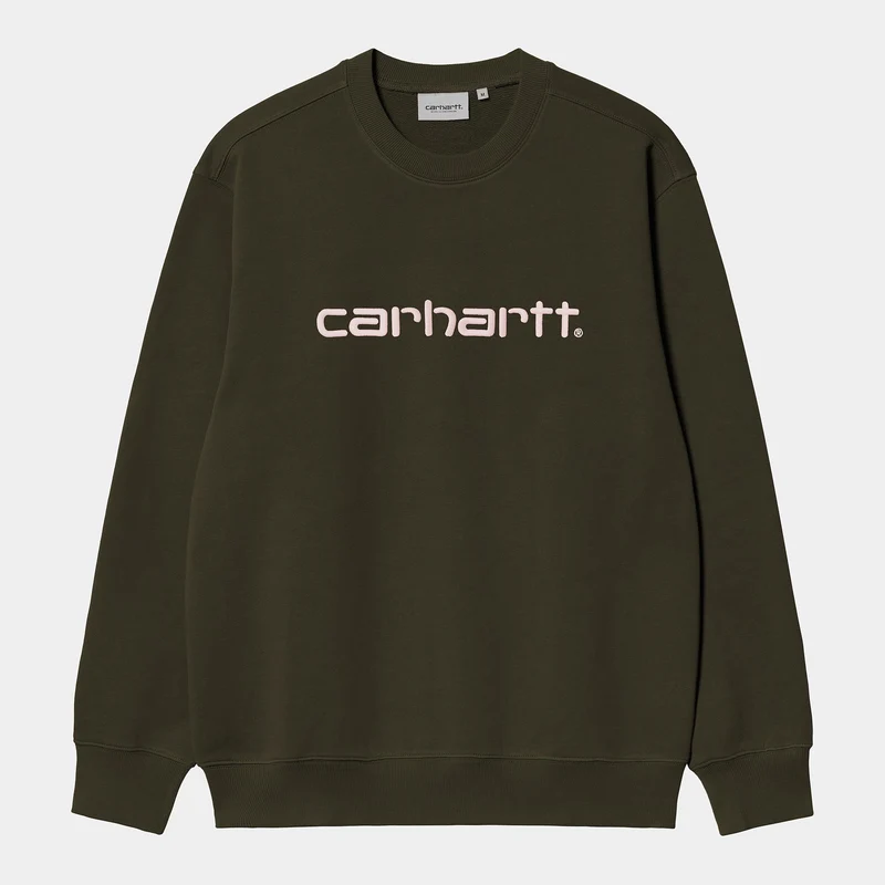 Carhartt WIP HEREN Carhartt WIP Sweattop - Turtle / Air Pink
